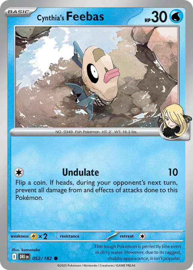 Destined Rivals - 052/182 - Cynthia's Feebas