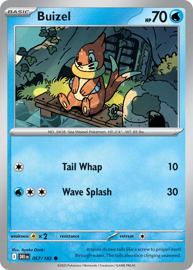 Destined Rivals - 057/182 - Buizel