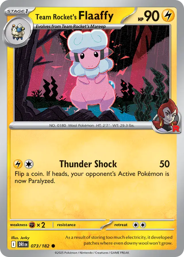 Destined Rivals - 073/182 - Team Rocket's Flaaffy