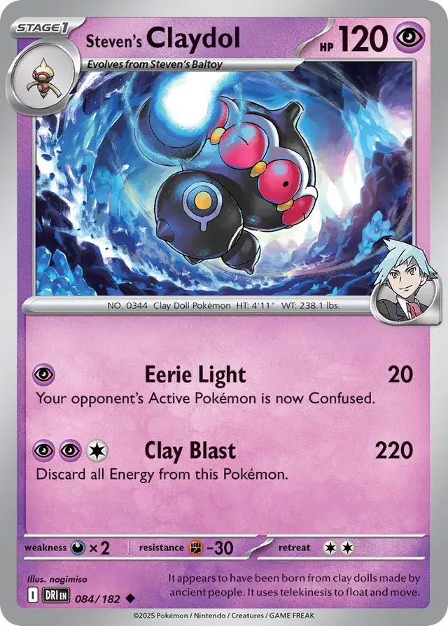 Destined Rivals - 084/182 - Steven's Claydol