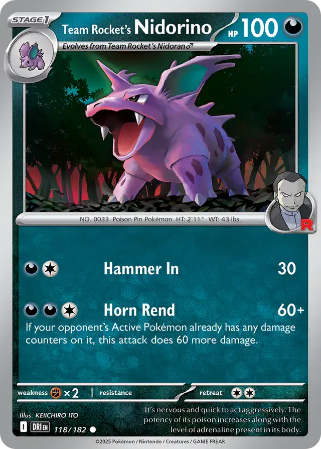 Japońska Karta Pokémon - Glory of Team Rocket - 062/098