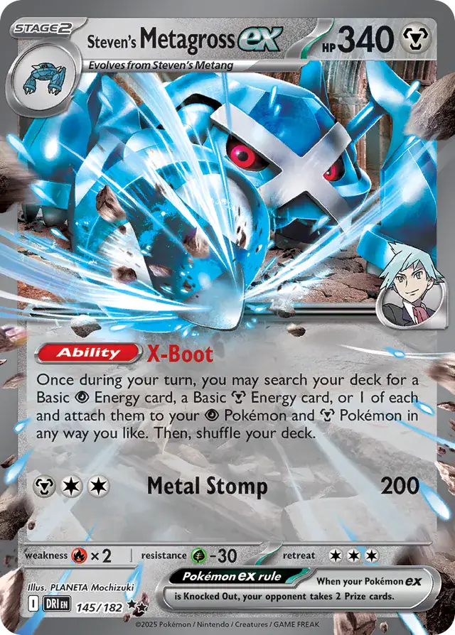 Destined Rivals - 145/182 - Steven's Metagross ex