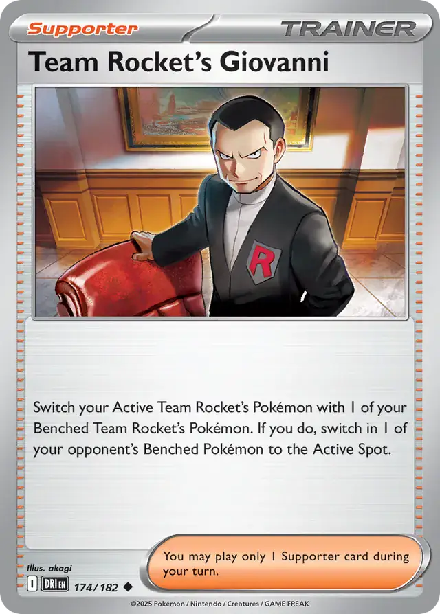 Destined Rivals - 174/182 - Team Rocket's Giovanni