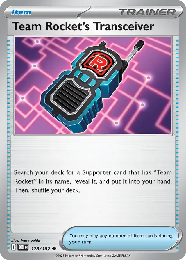 Destined Rivals - 178/182 - Team Rocket's Transceiver