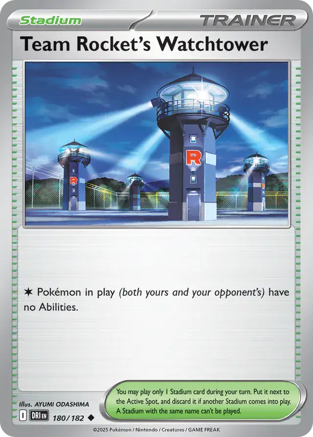 Destined Rivals - 180/182 - Team Rocket's Watchtower