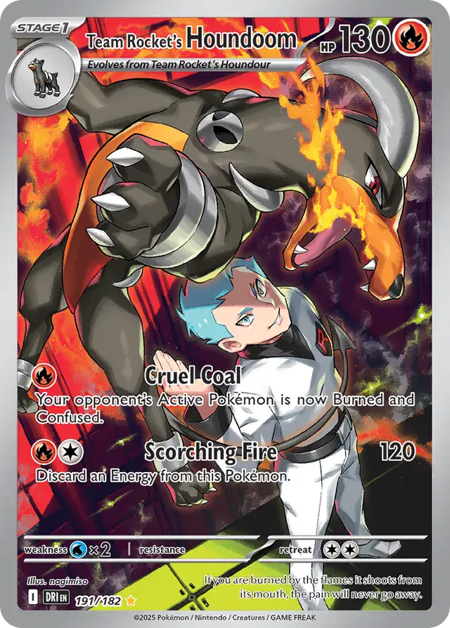 Destined Rivals - 191/182 - Team Rocket's Houndoom