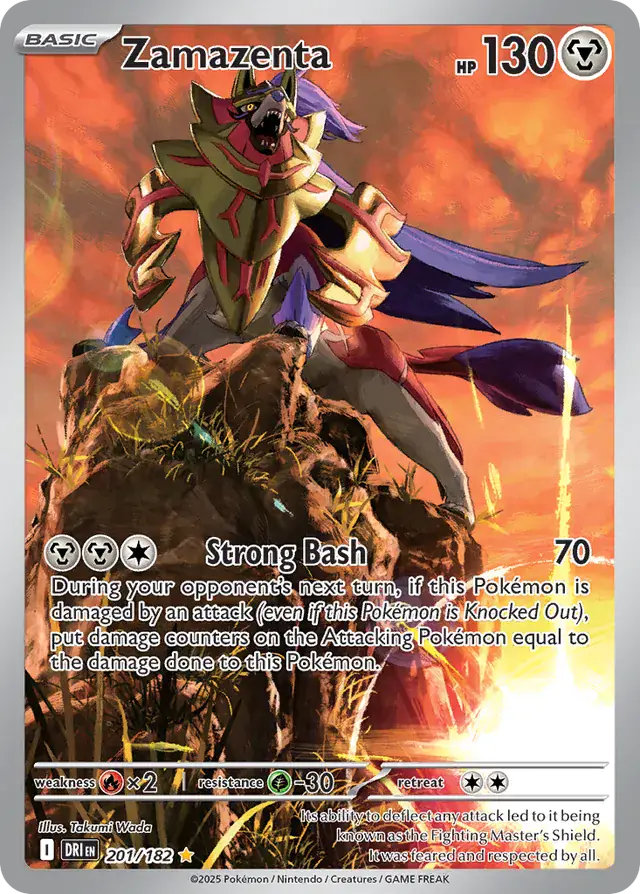 Destined Rivals - 201/182 - Zamazenta