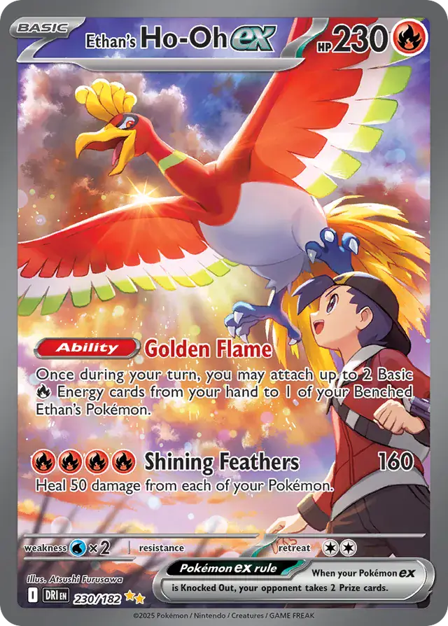 Destined Rivals - 230/182 - Ethan's Ho-Oh ex