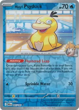 Destined Rivals - 045/182 - Misty's Psyduck (Reverse Holo)