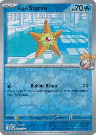 Destined Rivals - 046/182 - Misty's Staryu (Reverse Holo)
