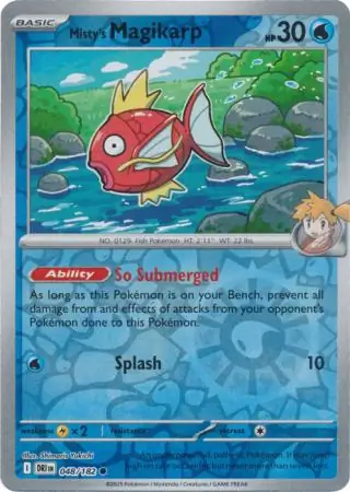 Destined Rivals - 048/182 - Misty's Magikarp (Reverse Holo)