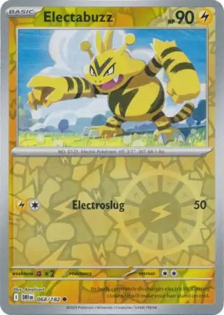 Destined Rivals - 068/182 - Electabuzz (Reverse Holo)