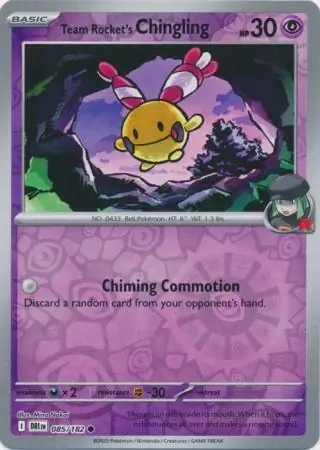 Destined Rivals - 085/182 - Team Rocket's Chingling (Reverse Holo)