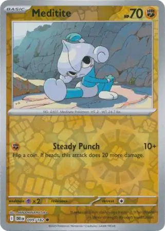 Destined Rivals - 099/182 - Meditite (Reverse Holo)