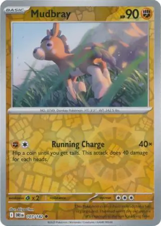 Destined Rivals - 107/182 - Mudbray (Reverse Holo)