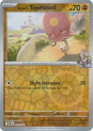 Destined Rivals - 109/182 - Arven's Toedscool (Reverse Holo)