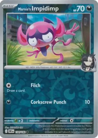 Destined Rivals - 134/182 - Marnie's Impidimp (Reverse Holo)