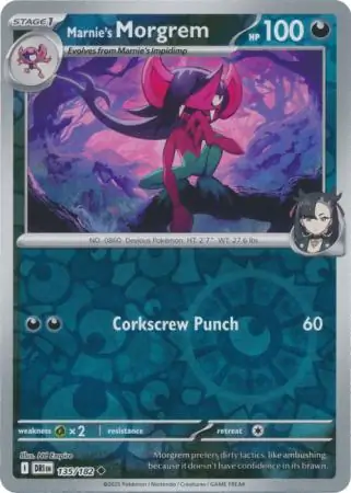 Destined Rivals - 135/182 - Marnie's Morgrem (Reverse Holo)
