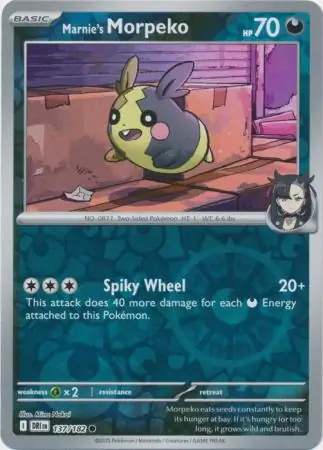 Destined Rivals - 137/182 - Marnie's Morpeko (Reverse Holo)