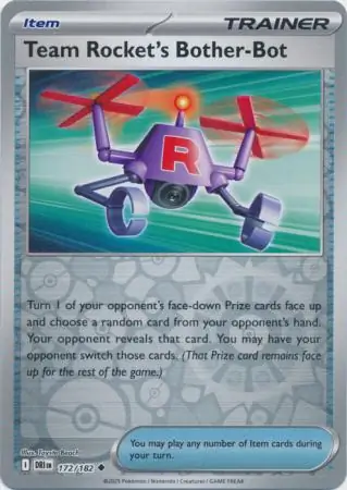 Destined Rivals - 172/182 - Team Rocket's Bother-Bot (Reverse Holo)