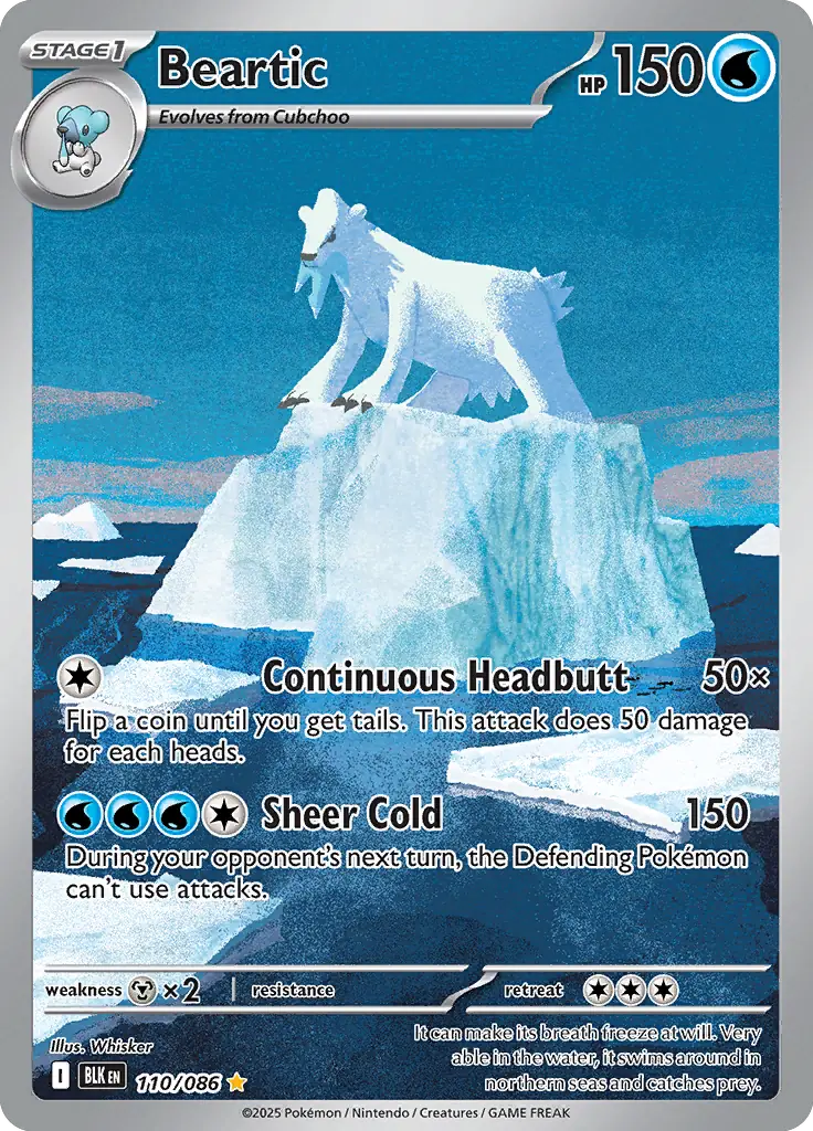 BLK - Black Bolt - 110/086 - Beartic