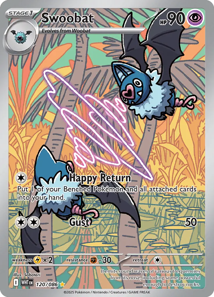 WHT - White Flare - 120/086 - Swoobat