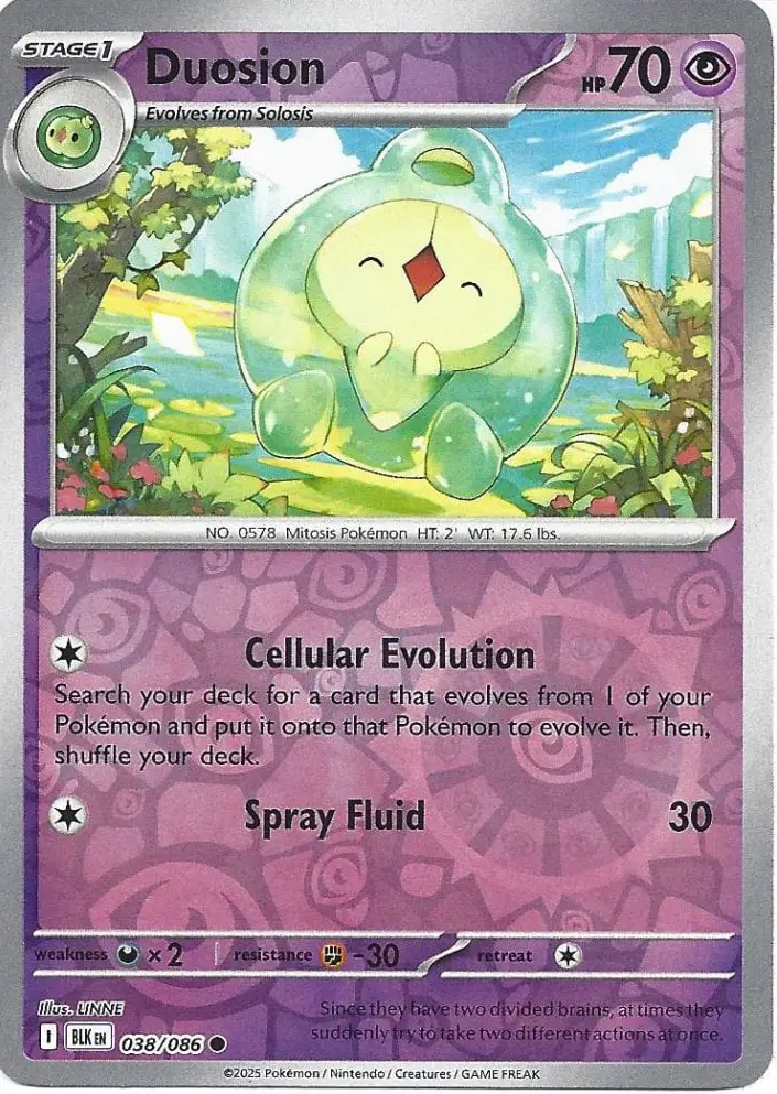 BLK - Black Bolt - 038/086 - Duosion (Reverse Holo)