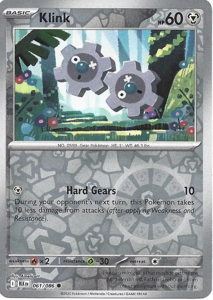 BLK - Black Bolt - 061/086 - Klink (Reverse Holo)