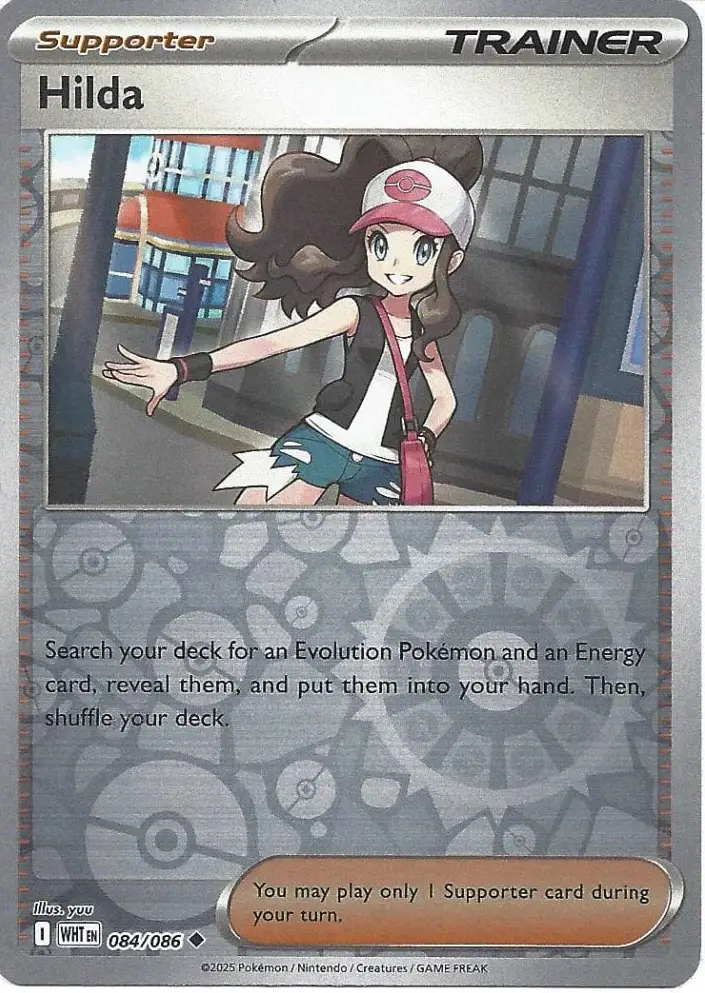 WHT - White Flare - 084/086 - Hilda (Reverse Holo)