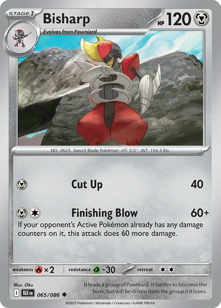 BLK - Black Bolt - 065/086 - Bisharp