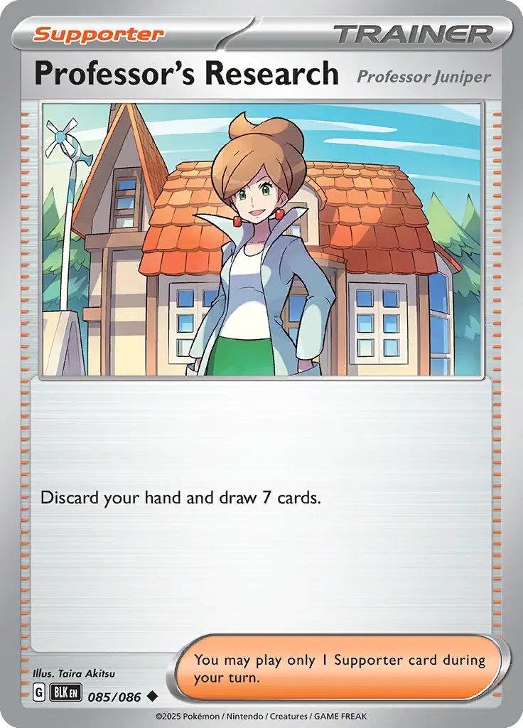 BLK - Black Bolt - 085/086 - Professor's Research (Professor Juniper)