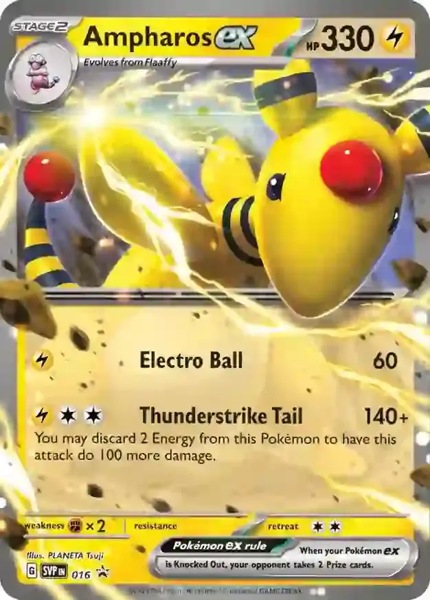 Scarlet & Violet Promos - SVP016 - Ampharos ex