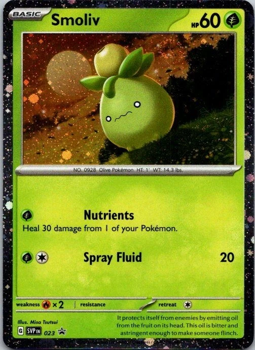 Scarlet & Violet Promos - SVP023 - Smoliv (Cosmos Holo)