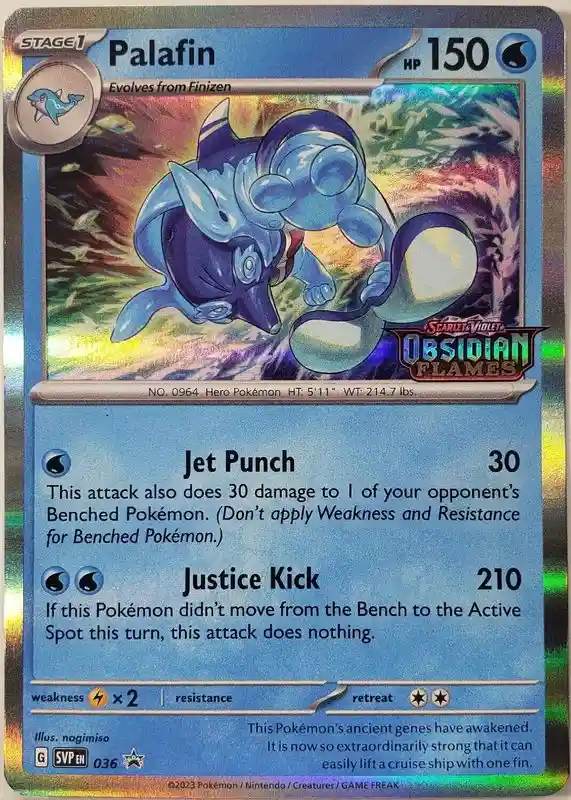 Scarlet & Violet Promos - SVP036 - Palafin (Stamped Holo)