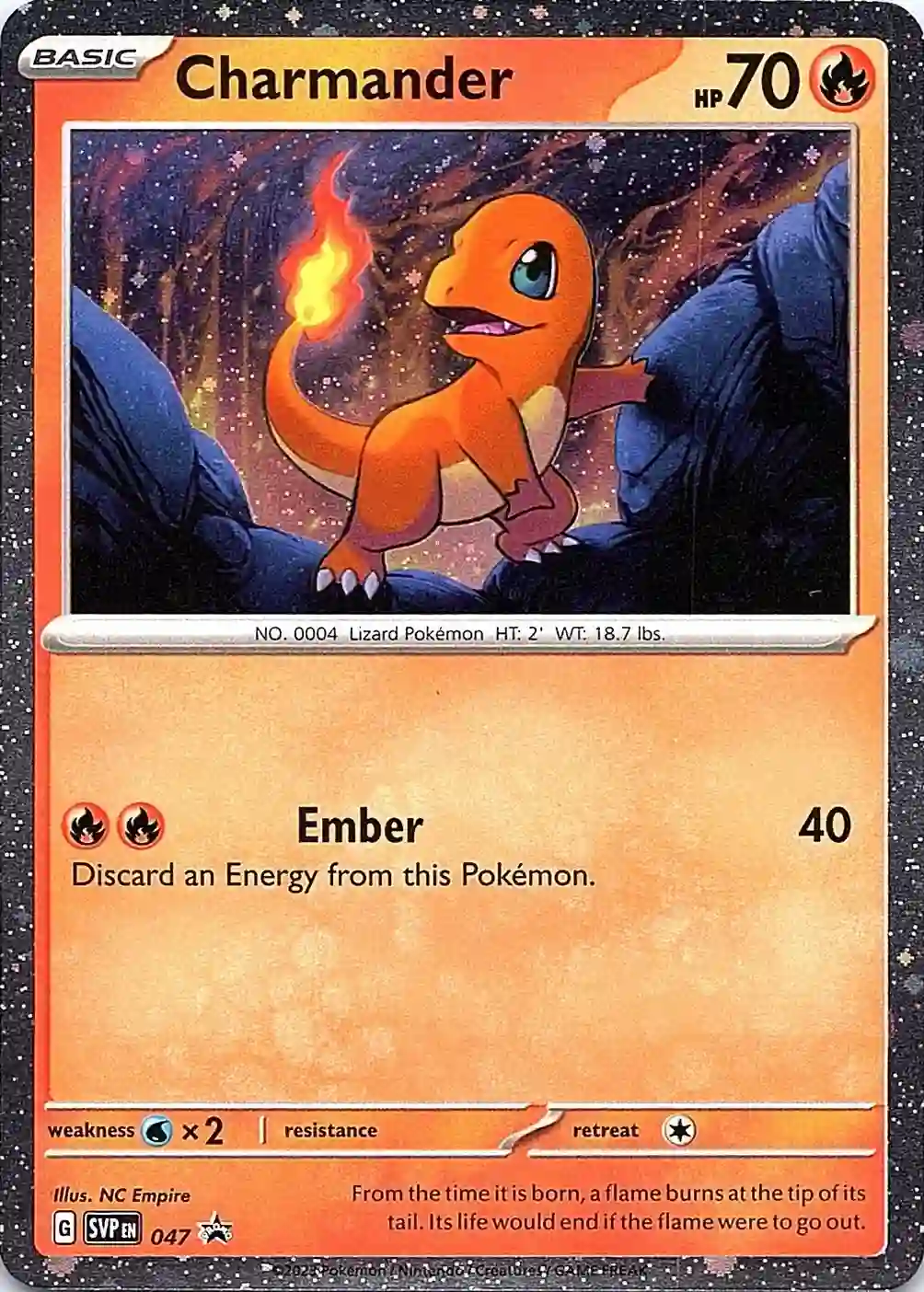 Scarlet & Violet Promos - SVP047 - Charmander (Cosmos Holo)