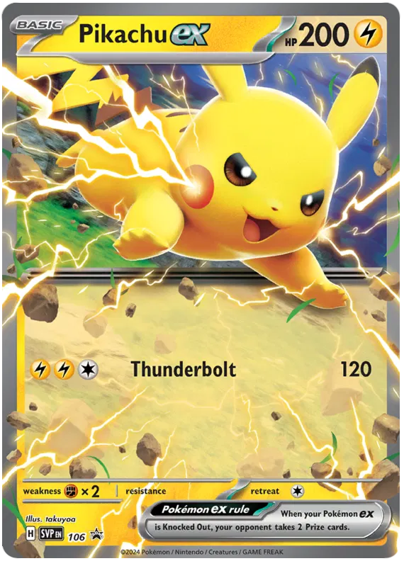 Scarlet & Violet Promos - SVP106 - Pikachu ex