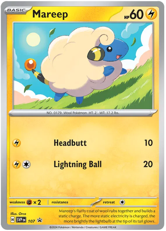 Scarlet & Violet Promos - SVP107 - Mareep