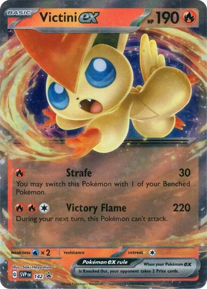 Scarlet & Violet Promos - SVP142 - Victini ex