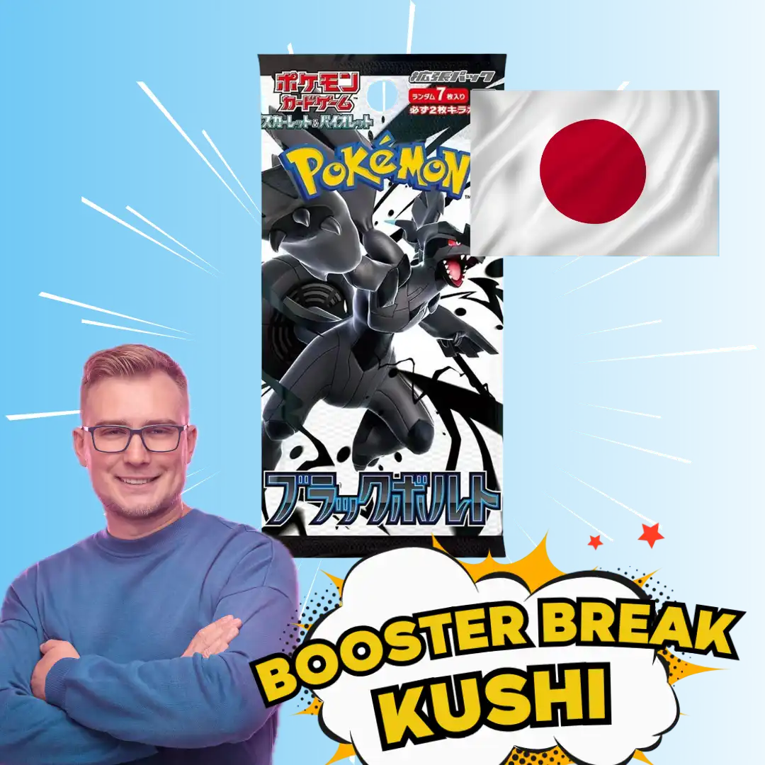 KUSHI BREAK - Booster - Black Bolt (slim) JAPOŃSKI