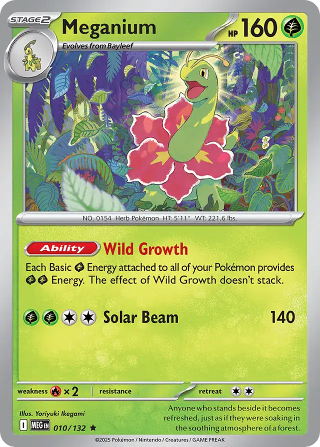 MEG - Mega Evolution - 010/132 - Meganium (Holo)