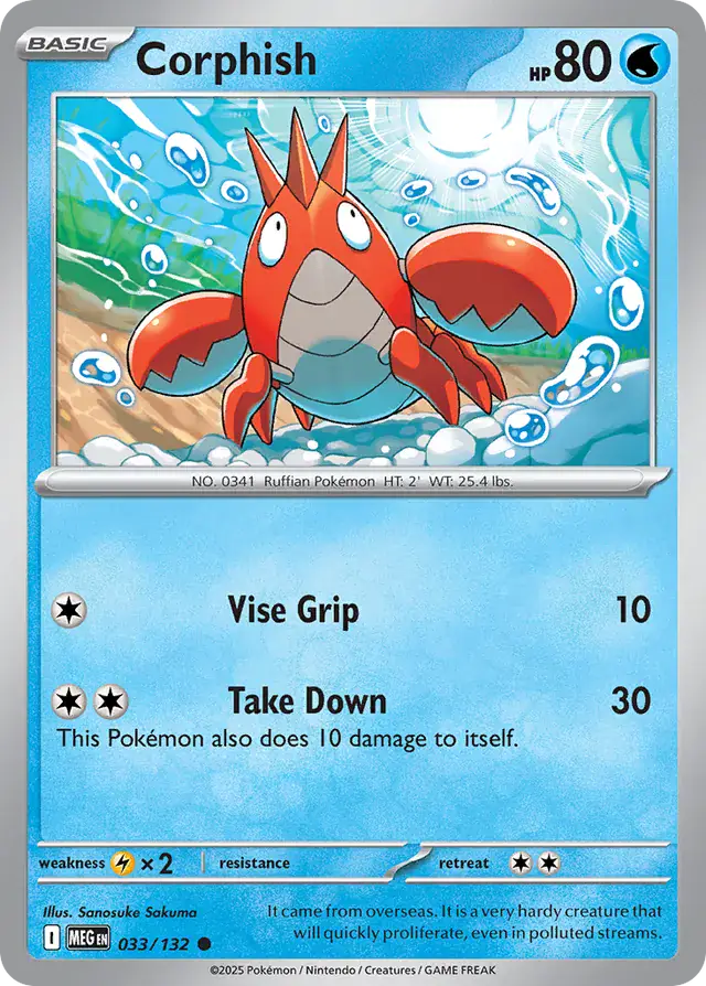 MEG - Mega Evolution - 033/132 - Corphish
