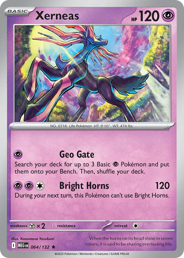 MEG - Mega Evolution - 064/132 - Xerneas (Holo)