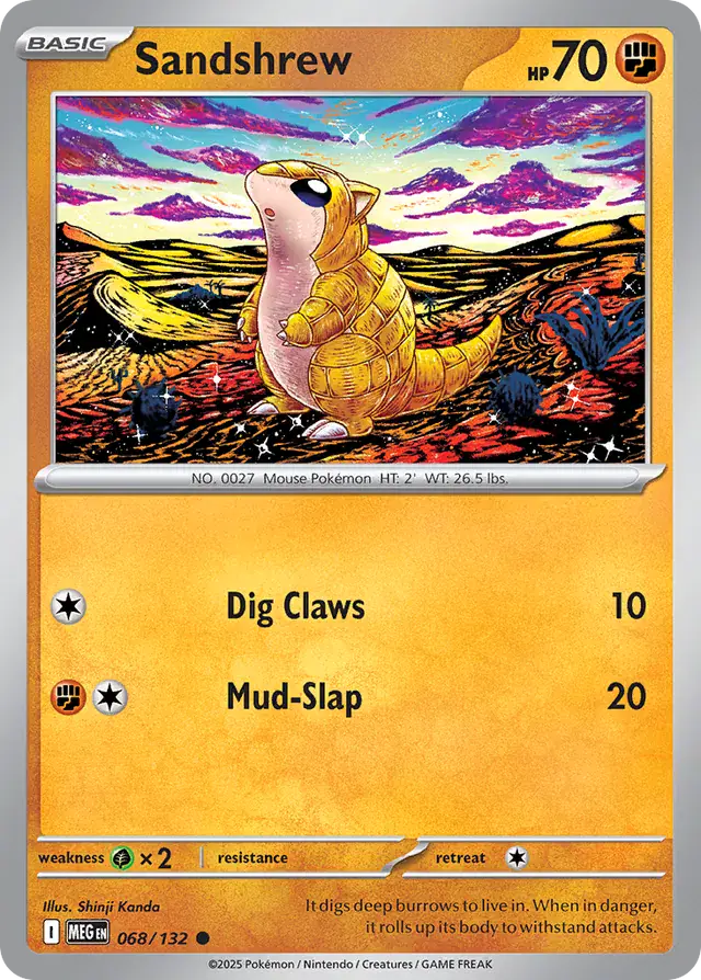 MEG - Mega Evolution - 068/132 - Sandshrew