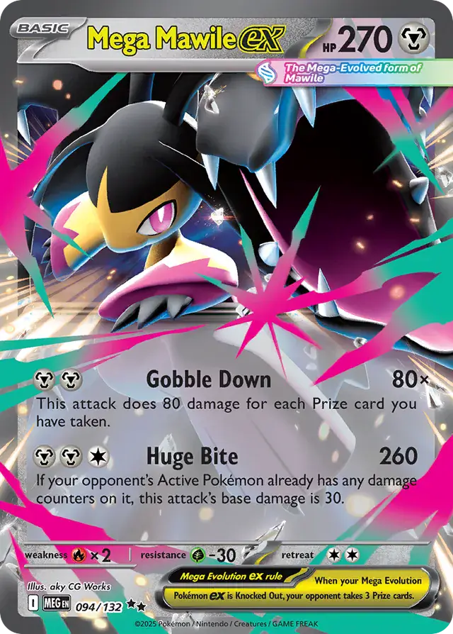 MEG - Mega Evolution - 094/132 - Mega Mawile ex