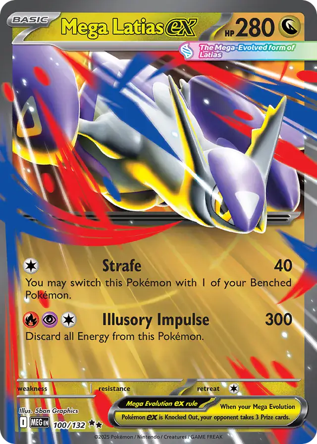 MEG - Mega Evolution - 100/132 - Mega Latias ex