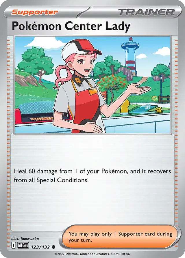 MEG - Mega Evolution - 123/132 - Pokémon Center Lady