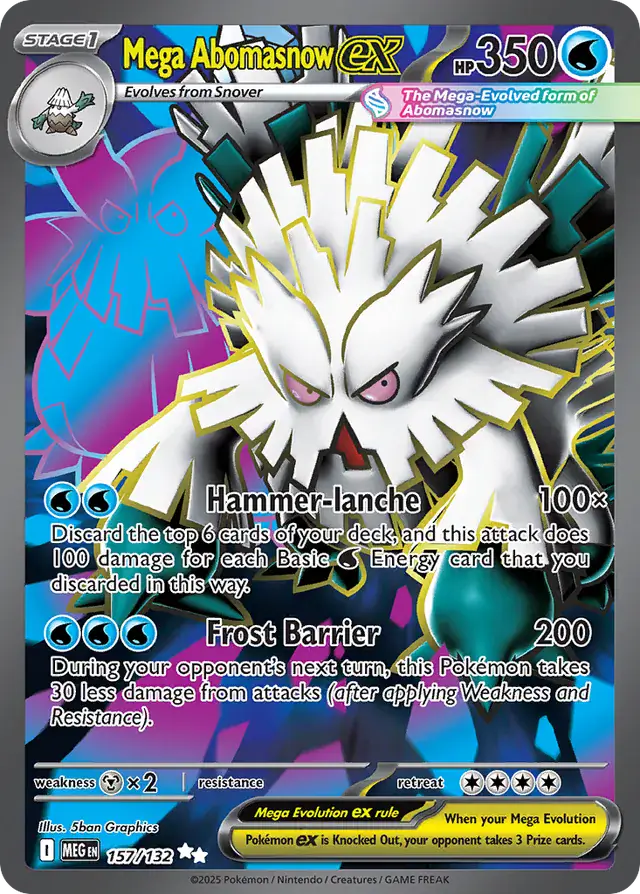 MEG - Mega Evolution - 157/132 - Mega Abomasnow ex