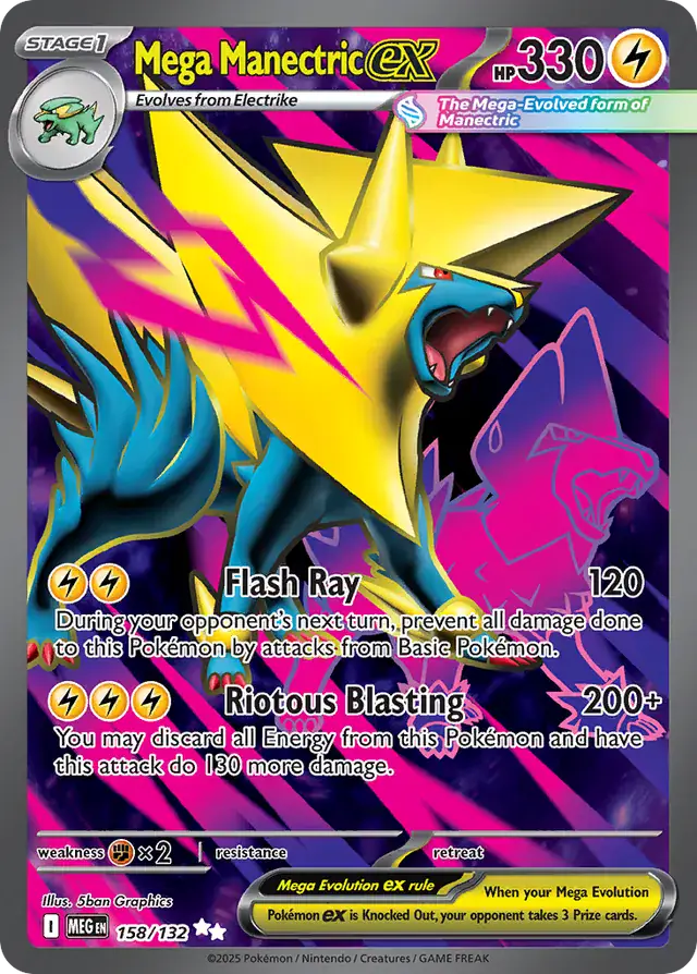 MEG - Mega Evolution - 158/132 - Mega Manectric ex