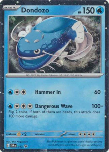 Scarlet & Violet Promos - SVP012 - Dondozo (Cosmos Holo)