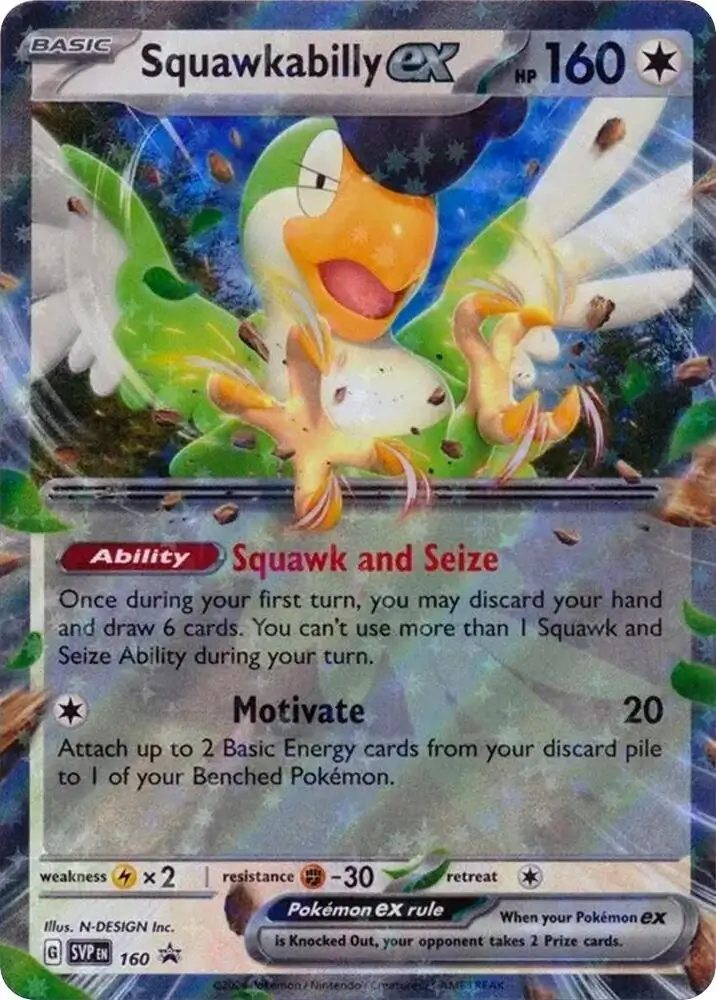 Scarlet & Violet Promos - SVP160 - Squawkabilly ex